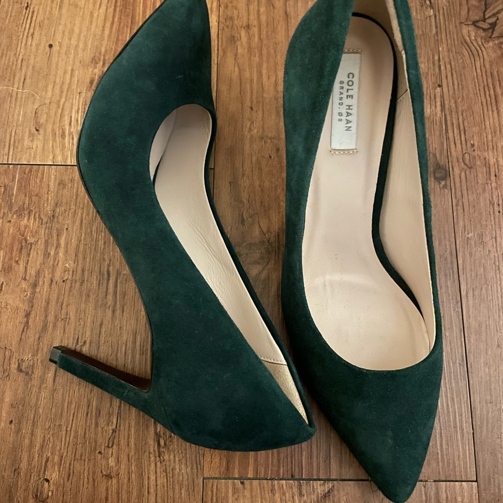 Cole Haan Pumps - Green Suede